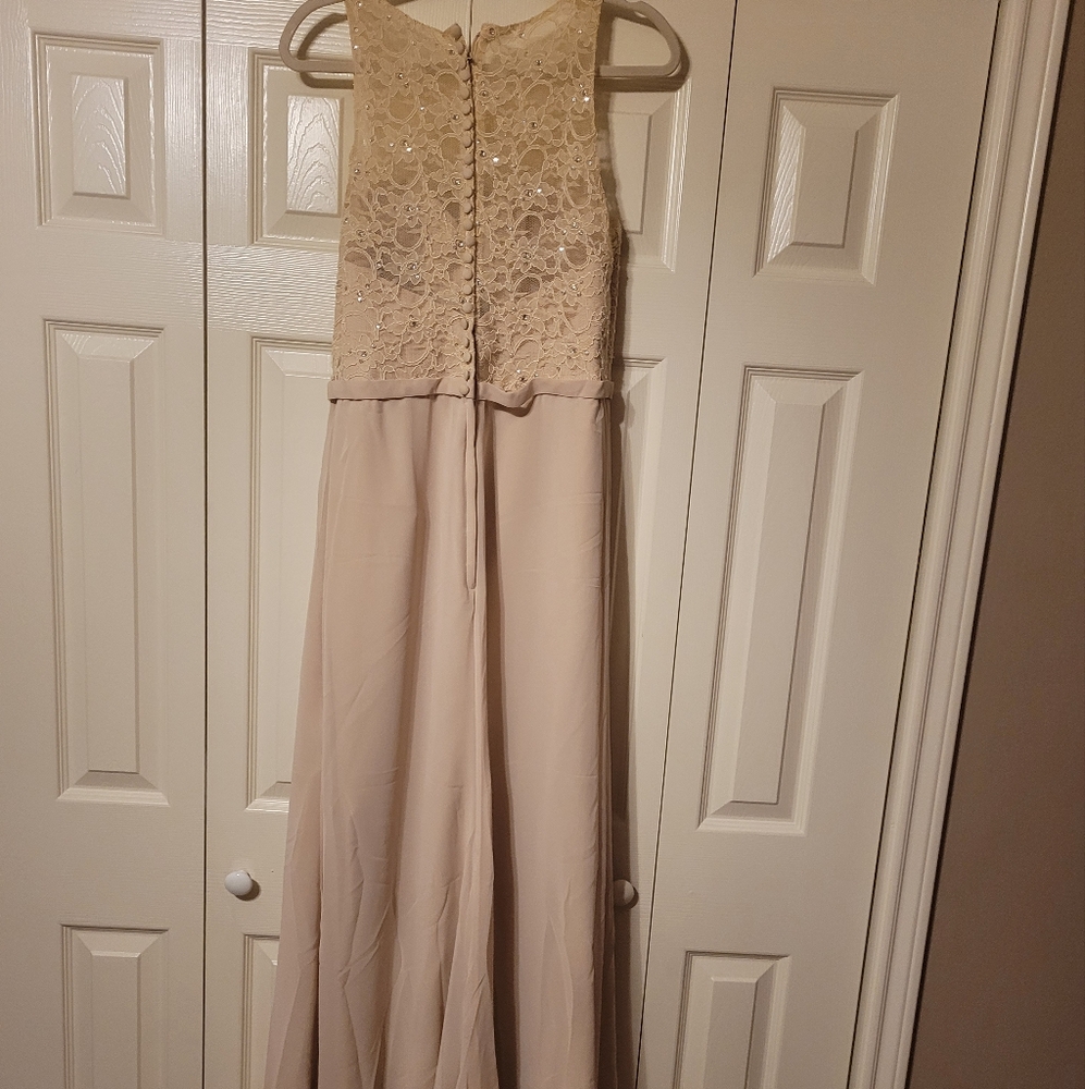 Nude color any event Gown/Size 12 by MORILEE. Never worn